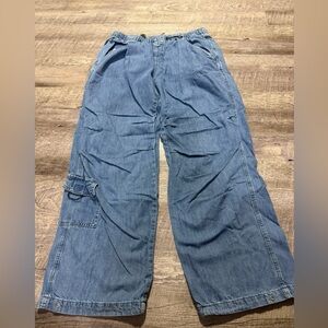 Casual Blue Cargo Pants